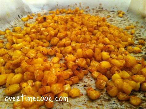 Barbecue Flavored Roasted Corn Kernels A Healthy Snack Overtime Cook