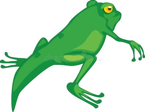 Happy Dancing Frog Stock Vector Illustration Of Cheerful 5230927