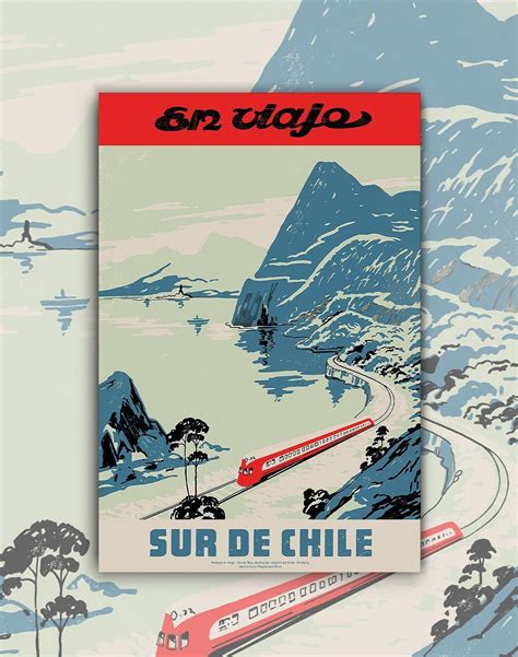 Poster Sur De Chile Lámina Mappin
