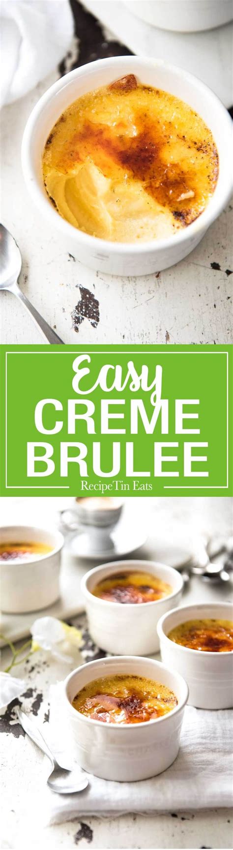 Crème Brûlée French vanilla custard Recipe Creme brulee recipe