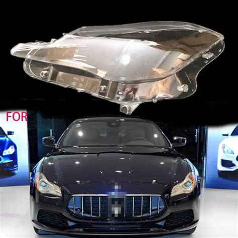 For Maserati Ghibli Headlight Lens Shell Front Headlight Cover Transparent Cover Housing