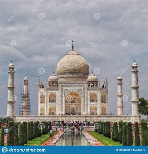 One Of The Seven Wonders Of The World The Taj Mahal In Agra In India