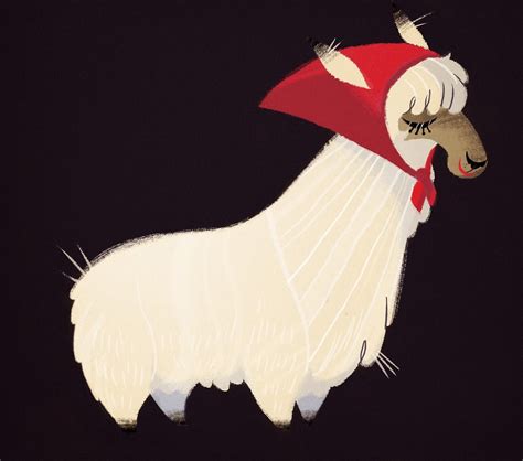 Naomi Romero Alpaca Character Design Art