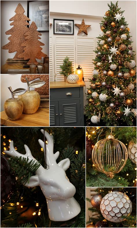 Winter decorating color schemes inspired by flowering plants. Copper, Grey and White, a Key Trend in Christmas Decor for ...