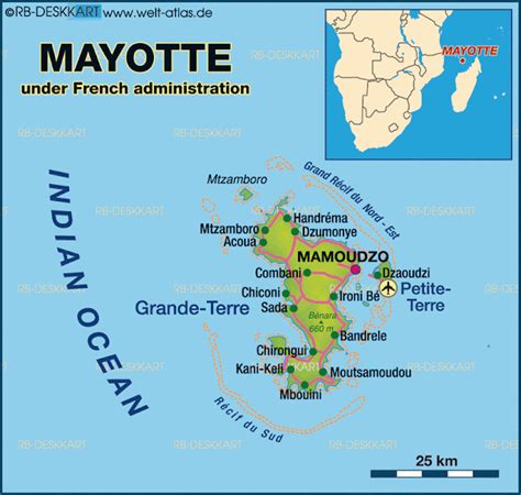 Mayotte Mappe Di Mayotte Francia Enciclopedia Italiana™