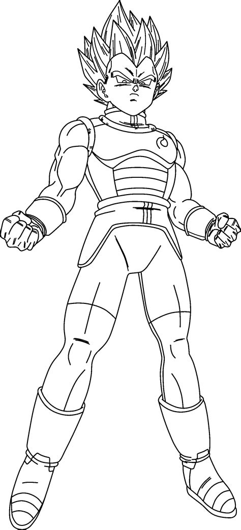 Goku And Vegeta Coloring Pages Coloring Home