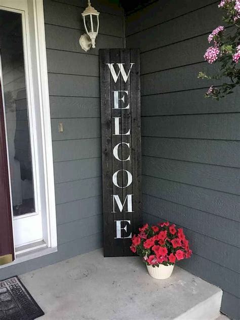 50 Beautiful Spring Decorating Ideas For Front Porch 40 Welcome Signs