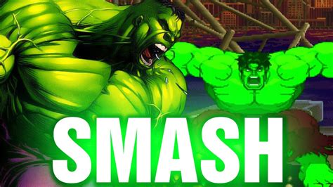 Hulk Smash Gamma Charge Fightcade Marvel Super Heroes Youtube
