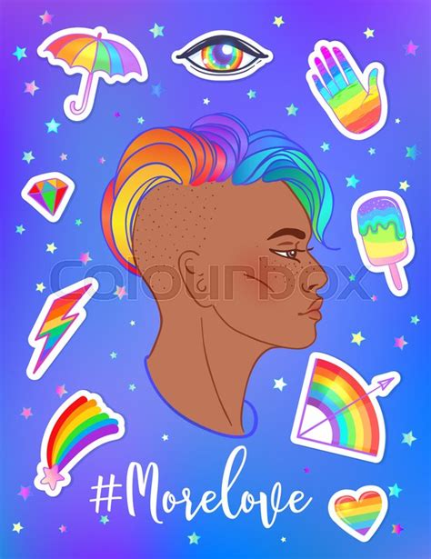 lgbt poster design gay pride lgbtq stock vector colourbox