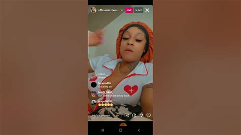 Mizz Twerksum Twerking On Instagram Live Youtube