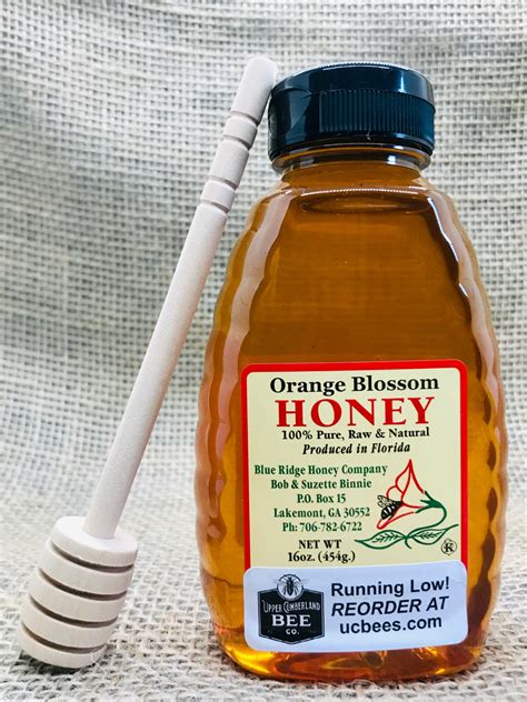 Orange Blossom Honey Florida Upper Cumberland Bee Company