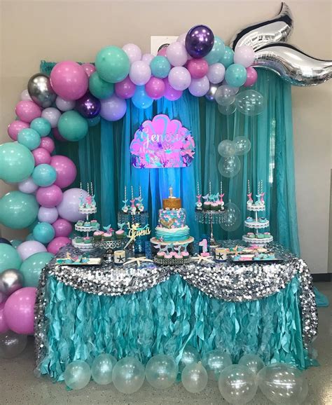 Mermaid Glam Birthday Party Event Created By Decorbyheidy Mermaid