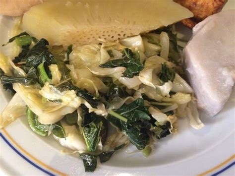 Steamed Cabbage And Saltfish Recipe