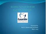 Granite School District Gradebook