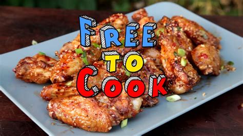 how to cook garlic and ginger chicken wings sweet and spicy youtube