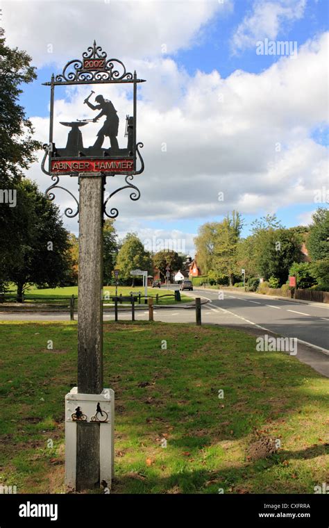 Abinger Hammer Near Dorking Surrey England Uk Stock Photo Alamy