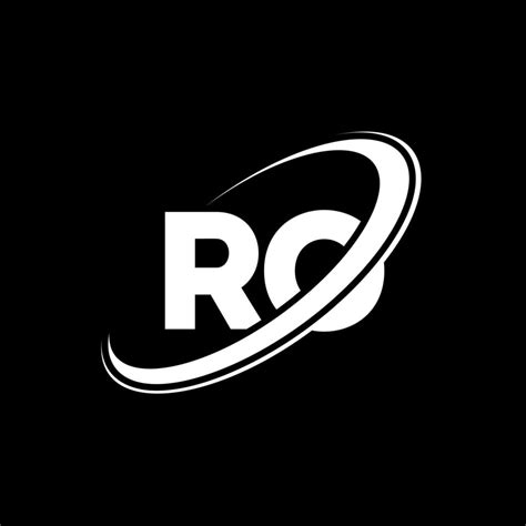 Diseño Del Logotipo De La Letra Ro Ro Letra Inicial Ro Círculo