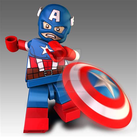 Lego Captain America By Muttleymark On Deviantart