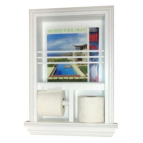 Cool and unique toilet tissue paper holders that add a fun element to the bathroom. Shop Key West Series Recessed Magazine Rack and Double ...