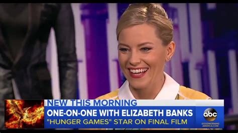 Elizabeth Banks On Final The Hunger Games Youtube