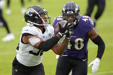 Ravens Sack Minshew 5 Times In 40 14 Rout Of Jaguars The Ponte Vedra