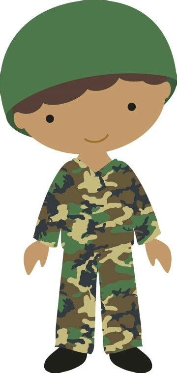 Soldado Moldes De Niños Soldados Dibujo Tarjetas Militares