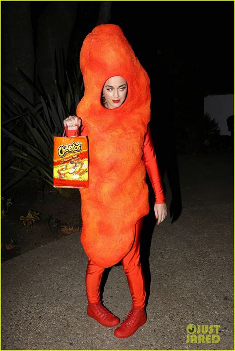 Katy Perry Turns Into A Flaming Hot Cheeto For Halloween 2014 Photo