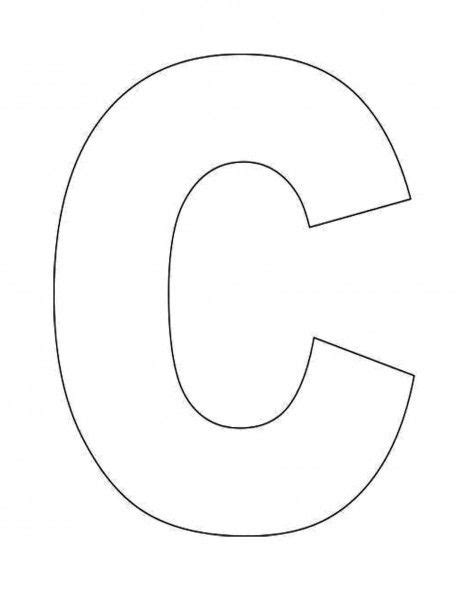 Alphabet Letter C Template For Kids Lettering Alphabet Lettering