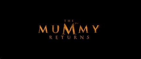Image The Mummy Returns Logo Film And Television Wikia Fandom