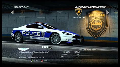 Nfs Hot Pursuit All Police Cars Including Dlc Youtube