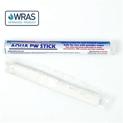 Superfast Aqua Pw Epoxy Putty Wet Surface Pipe Repair