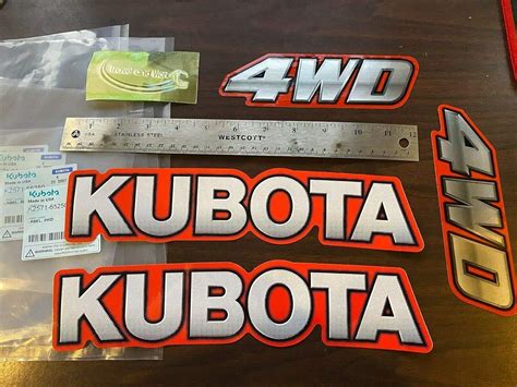 Oem Genuine Kubota Tractor Bx B L Decal Kit Tractor Ubuy India