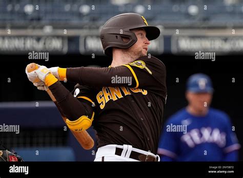 San Diego Padres Jake Cronenworth Bats During The Second Inning Of A