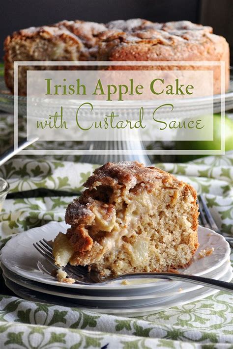 Met dit recept maak je er een met typisch belgische. Irish Apple Cake with Custard Sauce | Recipe | Irish apple cake, Apple cake recipes, Irish recipes