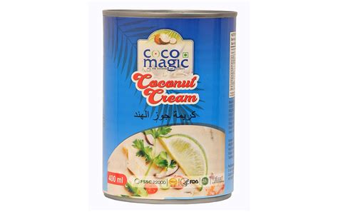 Coco Magic Coconut Cream Tin 400 Millilitre Gotochef