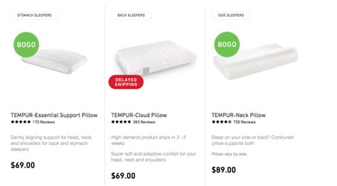 Tempur Pedic Buy One Get One Free Pillow Living Rich With Coupons