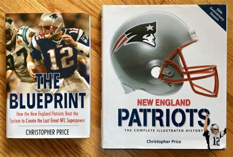 2 New England Patriots Books By Christopher Price The Blueprint Ebay