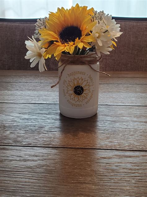 Sunflower Vase Etsy