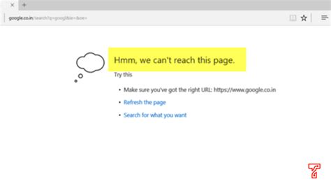 How To Fix We Cant Reach This Page Error In Microsoft Edge Techyuga Team