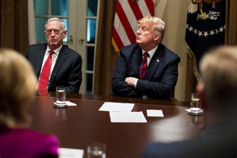 trump angry over mattis s rebuke removes him 2 months early the new york times