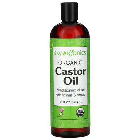 Sky Organics Organic Castor Oil 16 Fl Oz 473 Ml