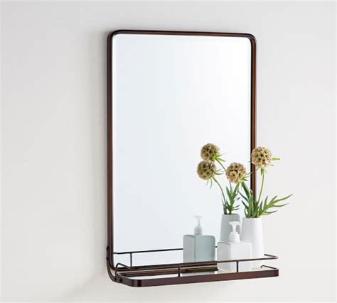 Do you think vintage bathroom mirror with shelf seems to be great? Vintage Mirror With Shelf | Pottery Barn