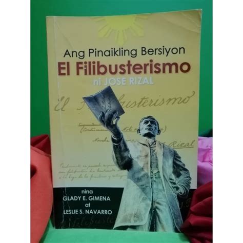 El Filibusterismo Ni Jose Rizal Philippine Literature Shopee