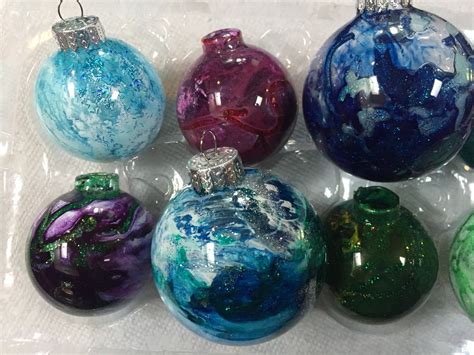 My Latest Obsession Hand Painted Glass Christmas Ornaments Lahle Wolfe Ehrlich
