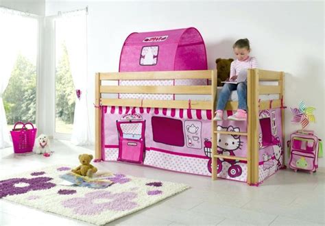 When your pet lies in the bed it warms to your pet's normal body temperature to keep them cozy warm. Hello Kitty Bett Dreams4Home Kinderbett Hochbett Spielbett ...