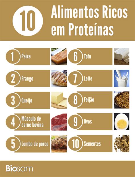 Confira Os 10 Super Alimentos Ricos Em Proteínas Biosom Saúde E