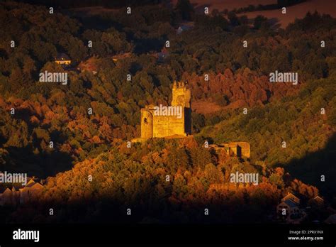 Chateau De Najac Aveyron Southern France Stock Photo Alamy