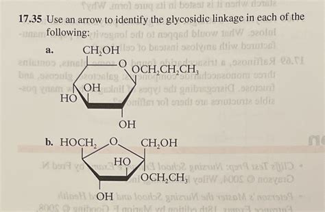[solved] 17 35 Use An Arrow To Identify The Glycosidic Linkage In Each Of Course Hero