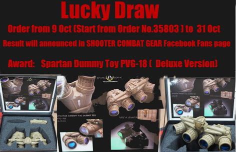 Shootercbgear Gpnvg 18 Lucky Draw Mundo Airsofter