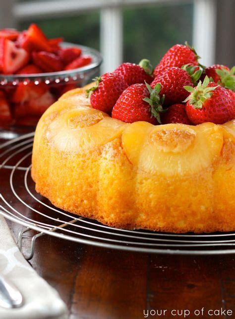 Quick and easy to make with a yellow cake mix. Pineapple Bundt Cake - box yellow cake mix - 3 eggs - butter - crushed pineapple - buttermilk ...